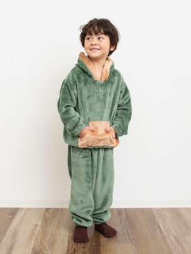 「アイテム（ルームウェア）」を使った、F.O.OnlineStoreさん（キッズ・110cm）の秋コーディネート