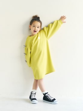 「apres les cours（アプレレクール）のアイテム」を使った、F.O.OnlineStoreさん（キッズ・110cm）の春コーディネート