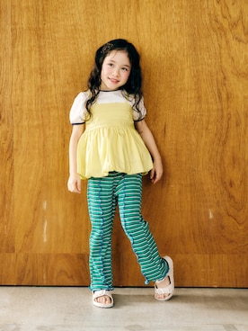 「apres les cours（アプレレクール）のアイテム」を使った、F.O.OnlineStoreさん（キッズ・110cm）の春コーディネート