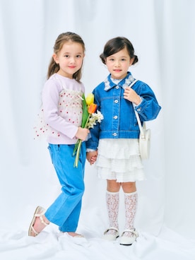 「apres les cours（アプレレクール）のアイテム」を使った、F.O.OnlineStoreさん（キッズ・110cm）の冬コーディネート