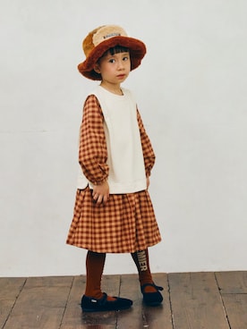「アイテム（ワンピース/ドレス）」を使った、F.O.OnlineStoreさん（キッズ・110cm）の秋コーディネート