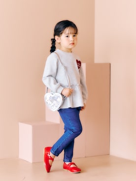 「アイテム（バッグ）」を使った、F.O.OnlineStoreさん（キッズ・110cm）の夏コーディネート