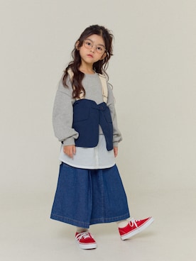 「アイテム（スウェット）」を使った、F.O.OnlineStoreさん（キッズ・120cm）の秋コーディネート