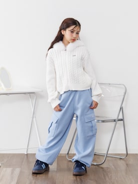 「アイテム（パーカー）」を使った、F.O.OnlineStoreさん（キッズ・140cm）の秋コーディネート