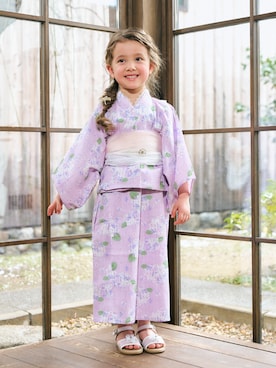 「アイテム（サンダル）」を使った、F.O.OnlineStoreさん（キッズ・110cm）の夏コーディネート