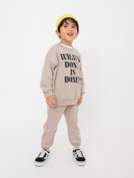 「アイテム（スウェットパンツ）」を使った、F.O.OnlineStoreさん（キッズ・110cm）の秋コーディネート