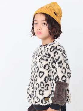 「BREEZE（ブリーズ）のアイテム（ニットキャップ/ビーニー）」を使った、F.O.OnlineStoreさん（キッズ・110cm）の冬コーディネート