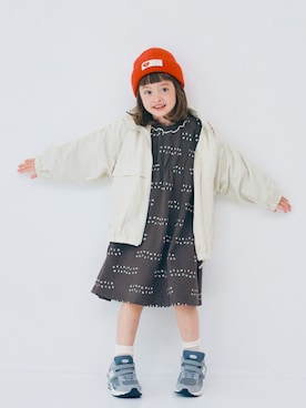 「アイテム（ワンピース/ドレス）」を使った、F.O.OnlineStoreさん（キッズ・110cm）の秋コーディネート