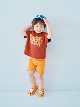 「p.premier（ピードットプルミエ）のアイテム」を使った、F.O.OnlineStoreさん（キッズ・90cm）の春コーディネート
