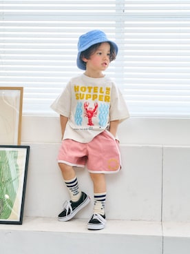 「F.O.Online Store」｜F.O.OnlineStoreさん（キッズ・110cm）の春コーディネート