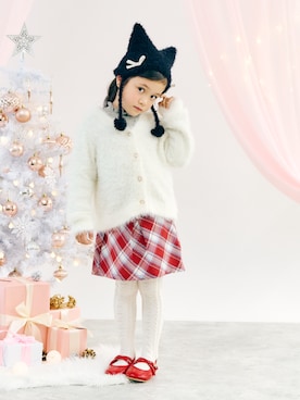 「アイテム（帽子）」を使った、F.O.OnlineStoreさん（キッズ・110cm）の冬コーディネート