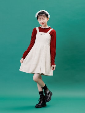 「アイテム（ワンピース/ドレス）」を使った、F.O.OnlineStoreさん（キッズ・150cm）の夏コーディネート