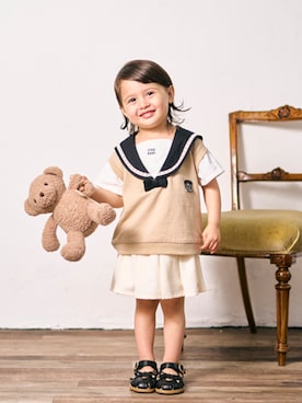 「tiny bear」｜F.O.OnlineStoreさん（キッズ・90cm）の春コーディネート