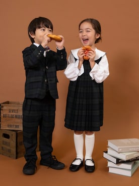 「アイテム（ワンピース/ドレス）」を使った、F.O.OnlineStoreさん（キッズ・110cm）の秋コーディネート