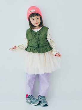 「アイテム（ワンピース/ドレス）」を使った、F.O.OnlineStoreさん（キッズ・110cm）の秋コーディネート