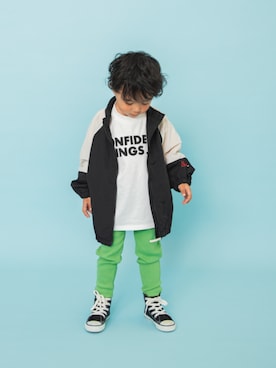 「アイテム（パンツ）」を使った、F.O.OnlineStoreさん（キッズ・100cm）の冬コーディネート