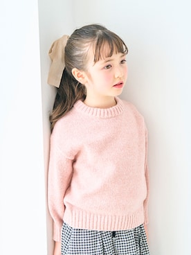 「apres les cours（アプレレクール）のアイテム（スカート）」を使った、F.O.OnlineStoreさん（キッズ・110cm）の秋コーディネート