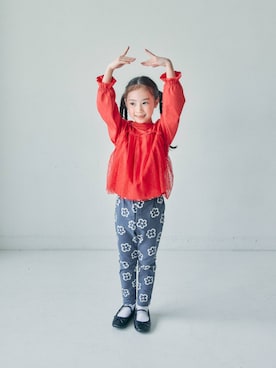「BREEZE（ブリーズ）のアイテム（Tシャツ/カットソー）」を使った、F.O.OnlineStoreさん（キッズ・110cm）の秋コーディネート