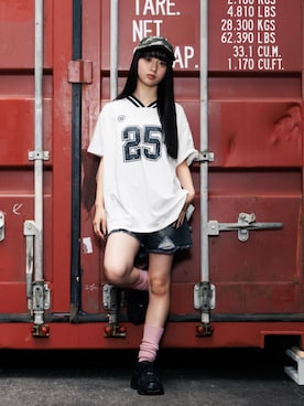 「ストリート系」｜F.O.OnlineStoreさん（キッズ・154cm）の夏コーディネート
