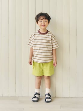 「p.premier（ピードットプルミエ）のアイテム」を使った、F.O.OnlineStoreさん（キッズ・110cm）の春コーディネート