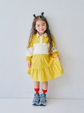 「p.premier（ピードットプルミエ）のアイテム」を使った、F.O.OnlineStoreさん（キッズ・110cm）の冬コーディネート