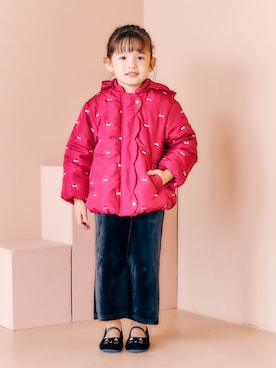「アイテム（パンプス）」を使った、F.O.OnlineStoreさん（キッズ・110cm）の秋コーディネート