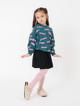 「アイテム（レッグウェア）」を使った、F.O.OnlineStoreさん（キッズ・110cm）の秋コーディネート