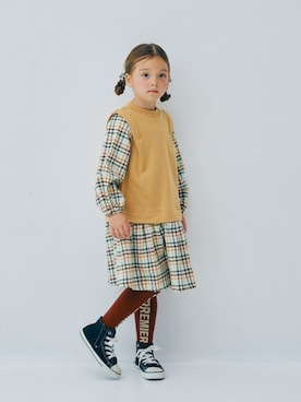 「アイテム（ワンピース/ドレス）」を使った、F.O.OnlineStoreさん（キッズ・110cm）の秋コーディネート