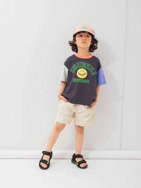 「BREEZE（ブリーズ）のアイテム」を使った、F.O.OnlineStoreさん（キッズ・110cm）の夏コーディネート