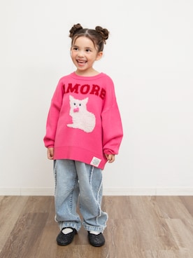 「アイテム（パンプス）」を使った、F.O.OnlineStoreさん（キッズ・110cm）の秋コーディネート