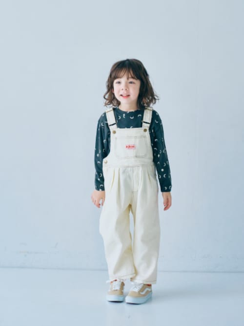 soor ploom デニムオーバーオール　2y ジュニア対応】デニムオーバーオール（サロペット