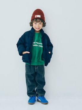 「アイテム（ダウンジャケット/コート）」を使った、F.O.OnlineStoreさん（キッズ・110cm）の冬コーディネート