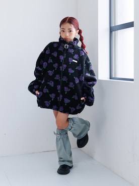 「アイテム（レッグウェア）」を使った、F.O.OnlineStoreさん（キッズ・139cm）の秋コーディネート