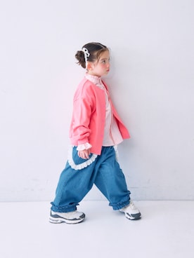 「p.premier（ピードットプルミエ）のアイテム」を使った、F.O.OnlineStoreさん（キッズ・110cm）の冬コーディネート