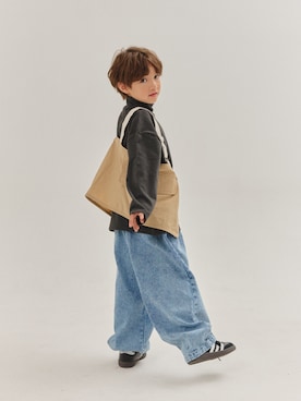 「アイテム（ベスト）」を使った、F.O.OnlineStoreさん（キッズ・120cm）の秋コーディネート