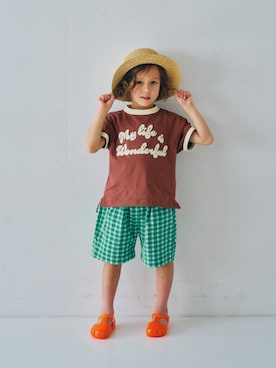 「p.premier（ピードットプルミエ）のアイテム」を使った、F.O.OnlineStoreさん（キッズ・110cm）の春コーディネート