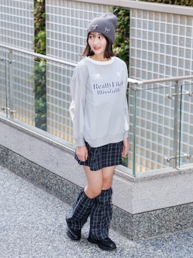 「アイテム（スカート）」を使った、F.O.OnlineStoreさん（キッズ・153cm）の秋コーディネート