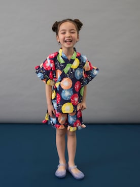 「アイテム（サンダル）」を使った、F.O.OnlineStoreさん（キッズ・110cm）の夏コーディネート