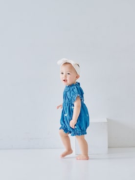 「アイテム（ロンパース）」を使った、F.O.OnlineStoreさん（キッズ・70cm）の夏コーディネート