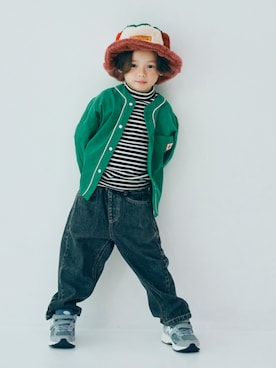 「アイテム（レッグウェア）」を使った、F.O.OnlineStoreさん（キッズ・110cm）の秋コーディネート