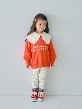 「アイテム（スウェット）」を使った、F.O.OnlineStoreさん（キッズ・110cm）の冬コーディネート