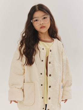 「アイテム（スカート）」を使った、F.O.OnlineStoreさん（キッズ・120cm）の秋コーディネート