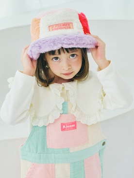 「アイテム（帽子）」を使った、F.O.OnlineStoreさん（キッズ・110cm）の秋コーディネート