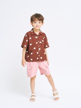 「apres les cours（アプレレクール）のアイテム」を使った、F.O.OnlineStoreさん（キッズ・110cm）の夏コーディネート