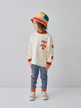 「アイテム（帽子）」を使った、F.O.OnlineStoreさん（キッズ・110cm）の冬コーディネート