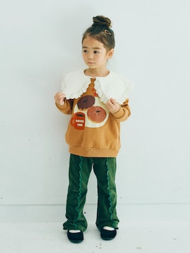 「アイテム（スウェット）」を使った、F.O.OnlineStoreさん（キッズ・110cm）の秋コーディネート