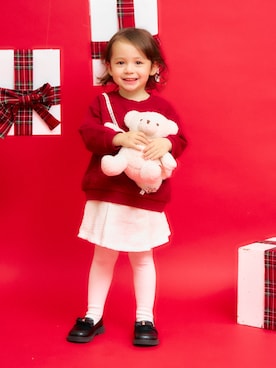 「アイテム（スウェット）」を使った、F.O.OnlineStoreさん（キッズ・90cm）の秋コーディネート