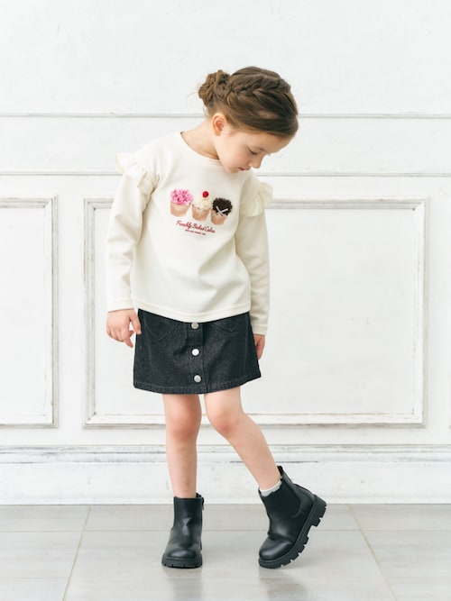 選べる♪デザインプリントトレーナー（女の子） 通販【ニッセン】 Leveret キッズ&amp;幼児用ドレスユニフォーム ガールズ スウェットシャツドレス 様々なスタイル（サイズ2～14歳） US