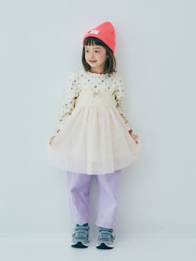 「アイテム（チュニック）」を使った、F.O.OnlineStoreさん（キッズ・110cm）の秋コーディネート