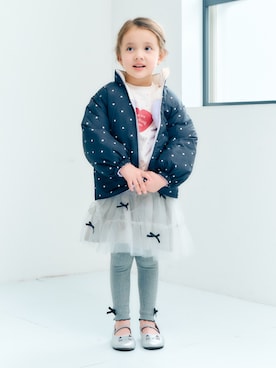 「アイテム（スウェット）」を使った、F.O.OnlineStoreさん（キッズ・110cm）の秋コーディネート